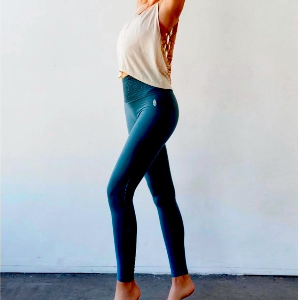 Free People Smocked Leggings